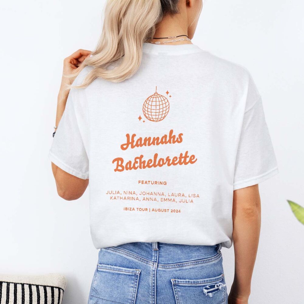Personalisierbares Braut T-Shirt mit Symbol und Text