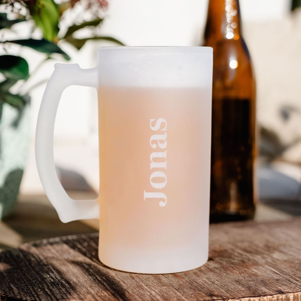 Personalisierbarer Bierkrug mit Gravur