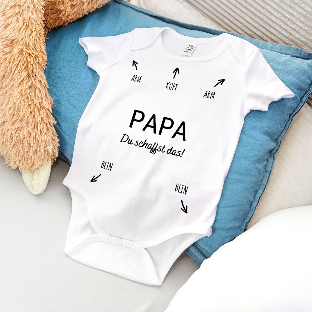 Personalisierbarer Baby Body Anleitung mit Name