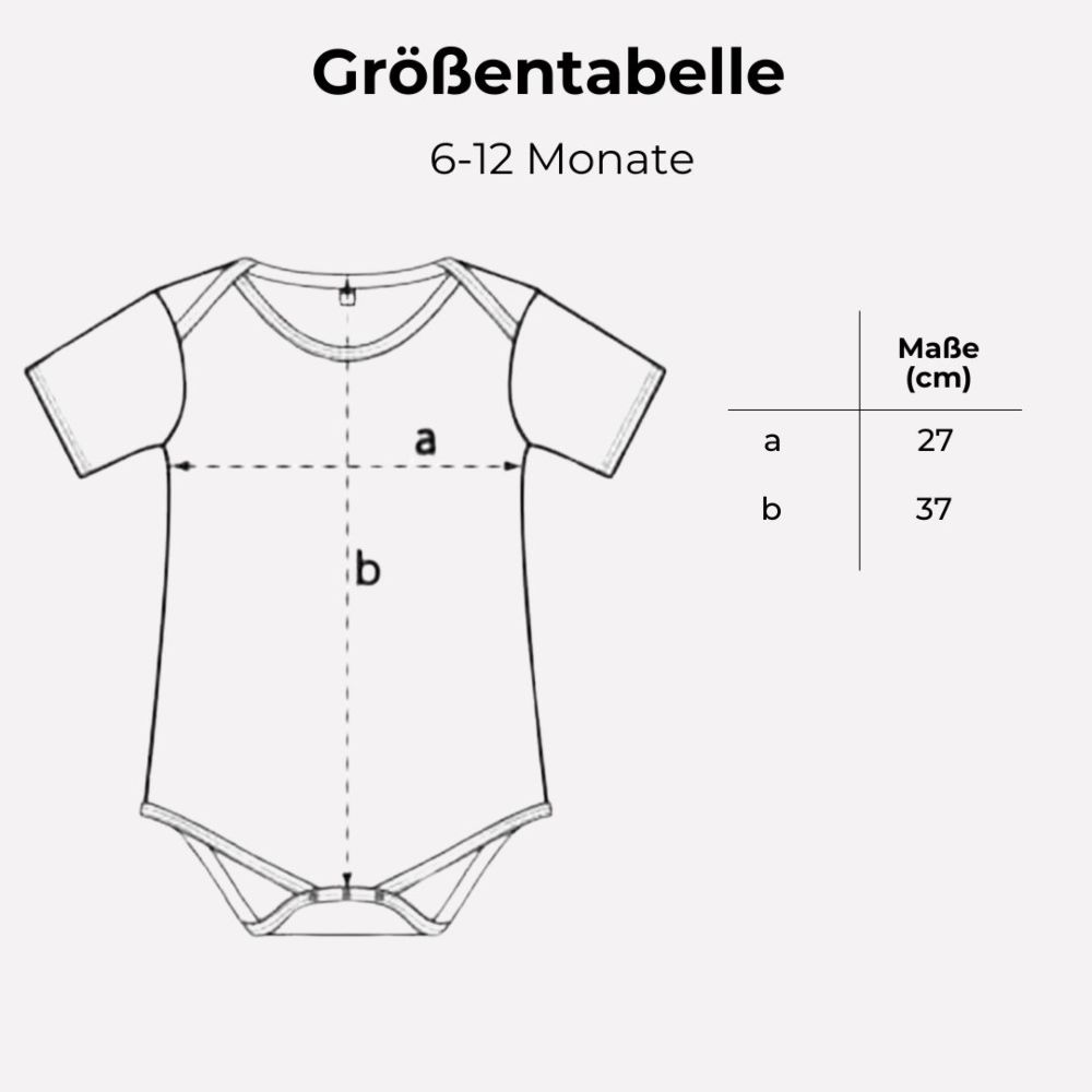 Personalisierbarer Baby Body mit Name
