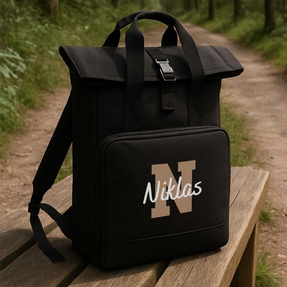 Personalisierbarer Rucksack mit Monogramm