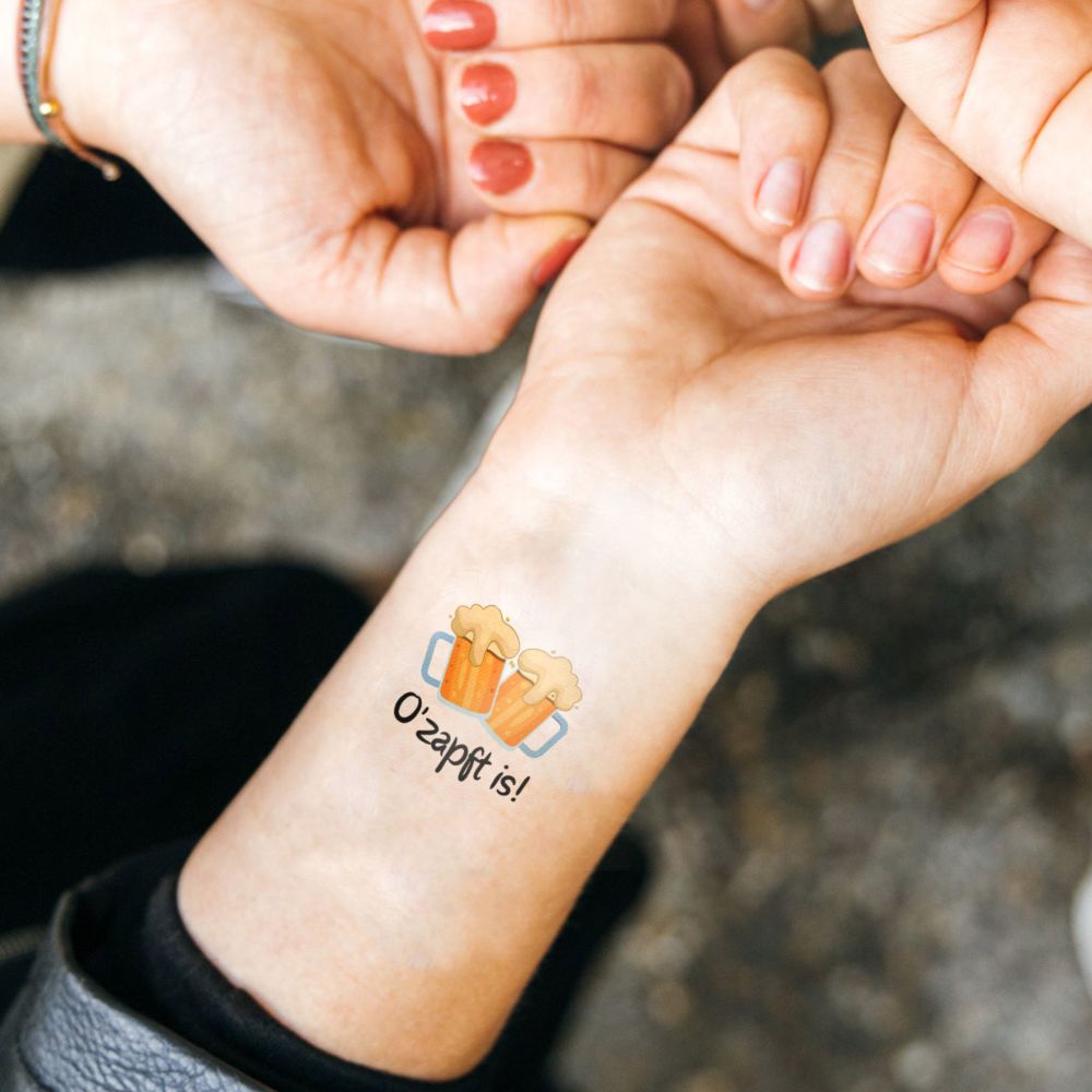 Personalisierbare Tattoos 6er Set Oktoberfest