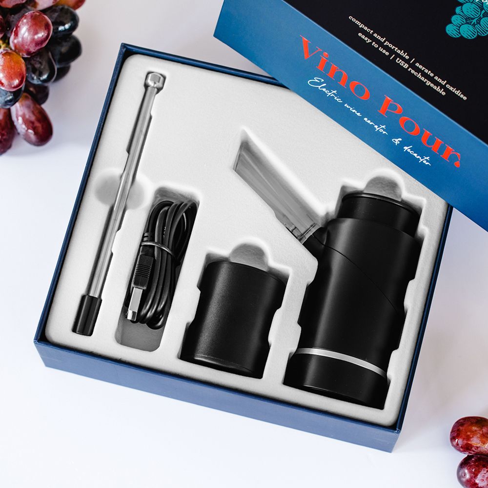 Vino Pour elektrischer Wein-Belüfter und -Dekanter