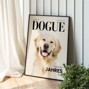 Personalisierbares Haustier Magazin Poster